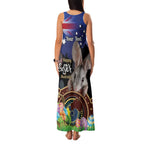 Personalised Australia Easter Day Family Matching Tank Maxi Dress and Hawaiian Shirt Aussie Bilby Aboriginal Art