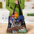 Personalised Australia Easter Day Grocery Bag Aussie Bilby Aboriginal Art
