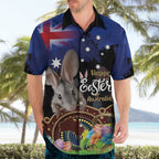 Personalised Australia Easter Day Hawaiian Shirt Aussie Bilby Aboriginal Art