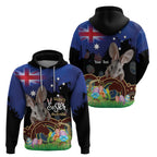Personalised Australia Easter Day Hoodie Aussie Bilby Aboriginal Art
