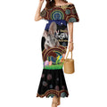 Personalised Australia Easter Day Mermaid Dress Aussie Bilby Aboriginal Art