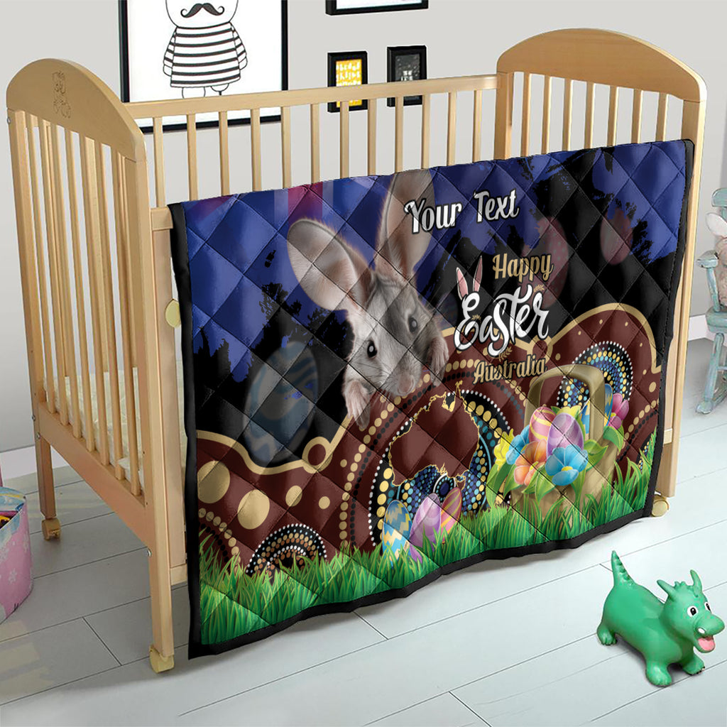 Personalised Australia Easter Day Quilt Aussie Bilby Aboriginal Art