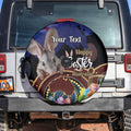 Personalised Australia Easter Day Spare Tire Cover Aussie Bilby Aboriginal Art