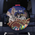 Personalised Australia Easter Day Spare Tire Cover Aussie Bilby Aboriginal Art