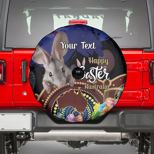 Personalised Australia Easter Day Spare Tire Cover Aussie Bilby Aboriginal Art