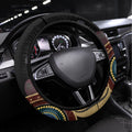 Personalised Australia Easter Day Steering Wheel Cover Aussie Bilby Aboriginal Art