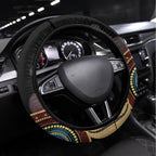 Personalised Australia Easter Day Steering Wheel Cover Aussie Bilby Aboriginal Art