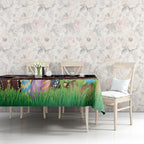 Personalised Australia Easter Day Tablecloth Aussie Bilby Aboriginal Art