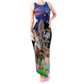 Personalised Australia Easter Day Tank Maxi Dress Aussie Bilby Aboriginal Art