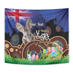 Personalised Australia Easter Day Tapestry Aussie Bilby Aboriginal Art