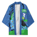 New Zealand Chatham Islands Kimono Wharekauri Forget Me Not With Black Robin - Aussie Hoodie