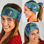 New Zealand Chatham Islands Neck Gaiter Wharekauri Forget Me Not With Black Robin - Aussie Hoodie