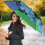 New Zealand Chatham Islands Umbrella Wharekauri Forget Me Not With Black Robin - Aussie Hoodie