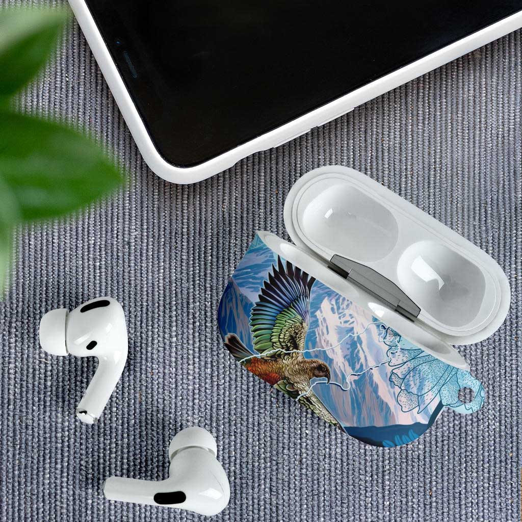New Zealand South Island AirPods Case Te Waipounamu Aoraki Kea Bird - Aussie Hoodie