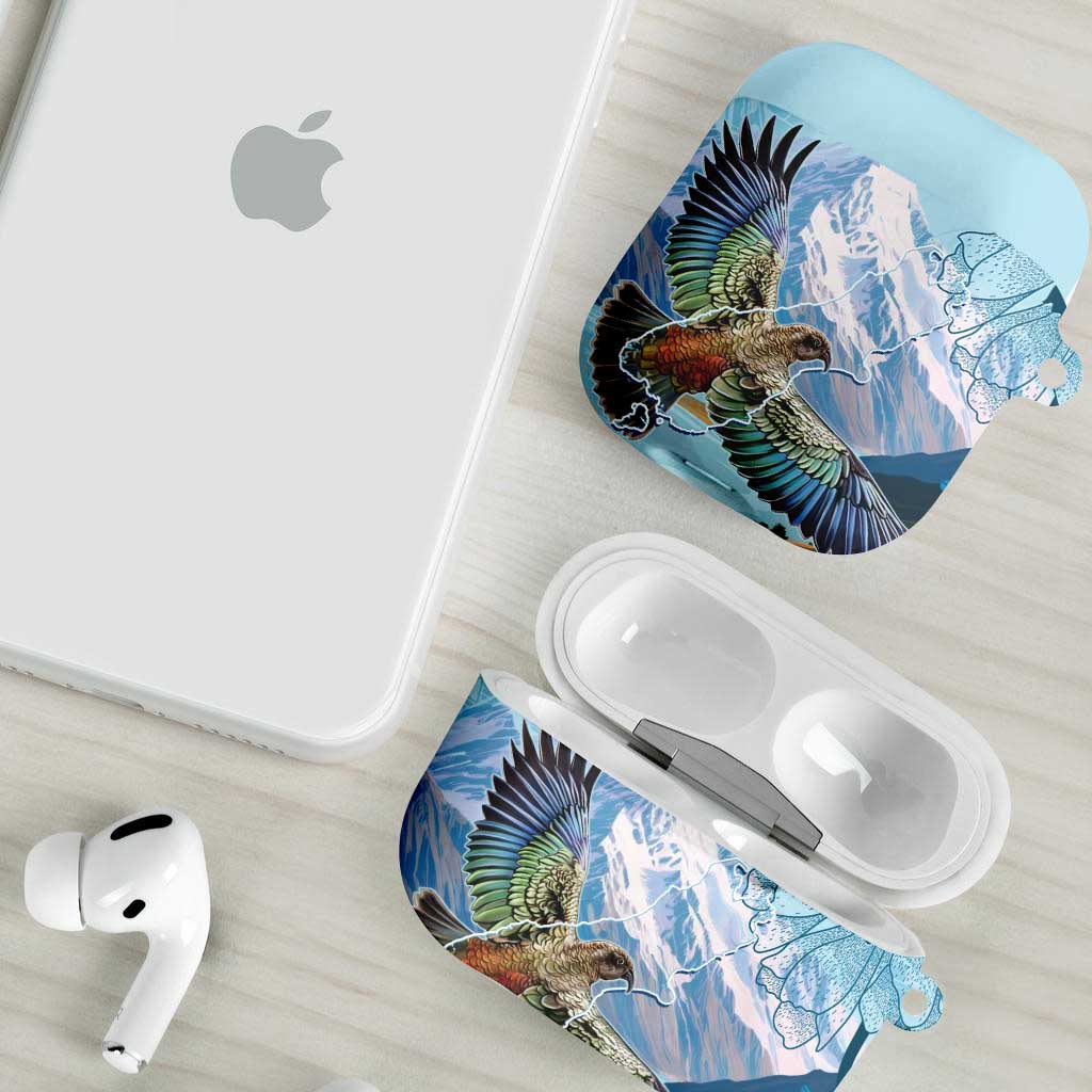New Zealand South Island AirPods Case Te Waipounamu Aoraki Kea Bird - Aussie Hoodie