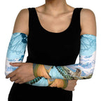 New Zealand South Island Arm Sleeves Te Waipounamu Aoraki Kea Bird - Aussie Hoodie