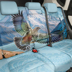 New Zealand South Island Back Car Seat Cover Te Waipounamu Aoraki Kea Bird