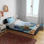 New Zealand South Island Bedding Set Te Waipounamu Aoraki Kea Bird