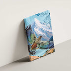 New Zealand South Island Canvas Wall Art Te Waipounamu Aoraki Kea Bird