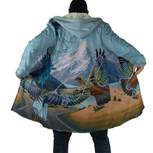 New Zealand South Island Cloak Te Waipounamu Aoraki Kea Bird - Aussie Hoodie