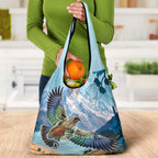 New Zealand South Island Grocery Bag Te Waipounamu Aoraki Kea Bird
