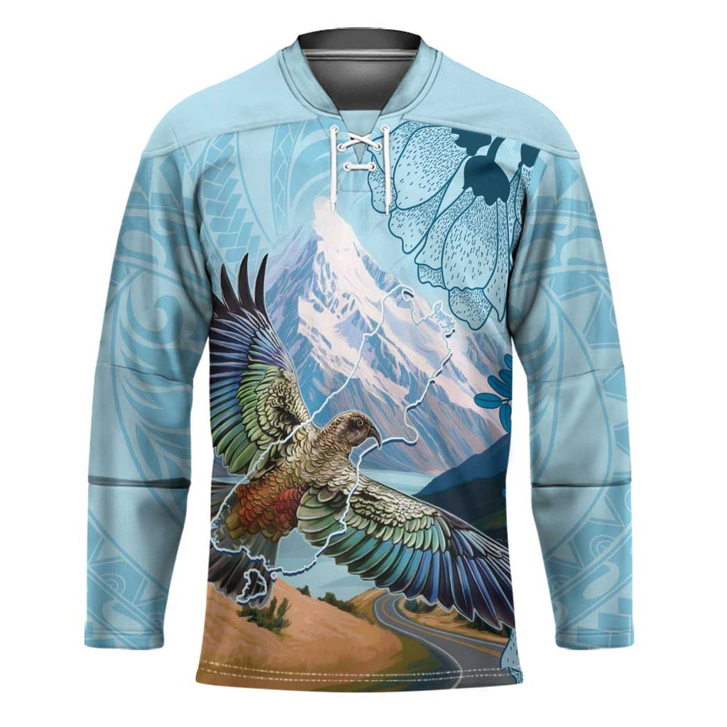 New Zealand South Island Hockey Jersey Te Waipounamu Aoraki Kea Bird - Aussie Hoodie