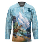 New Zealand South Island Hockey Jersey Te Waipounamu Aoraki Kea Bird - Aussie Hoodie