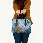 New Zealand South Island Leather Bag Te Waipounamu Aoraki Kea Bird - Aussie Hoodie