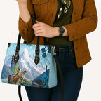 New Zealand South Island Leather Bag Te Waipounamu Aoraki Kea Bird - Aussie Hoodie