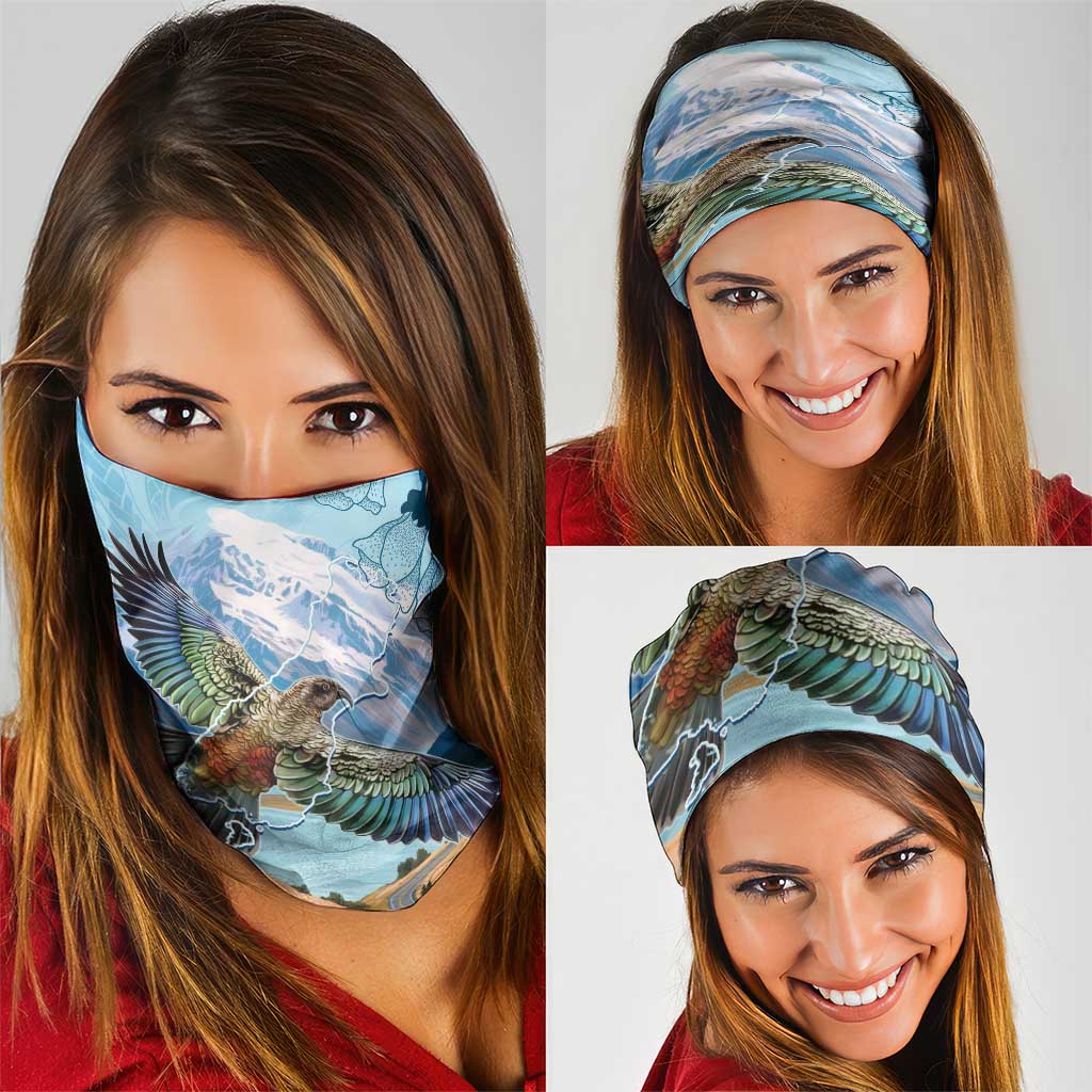New Zealand South Island Neck Gaiter Te Waipounamu Aoraki Kea Bird - Aussie Hoodie