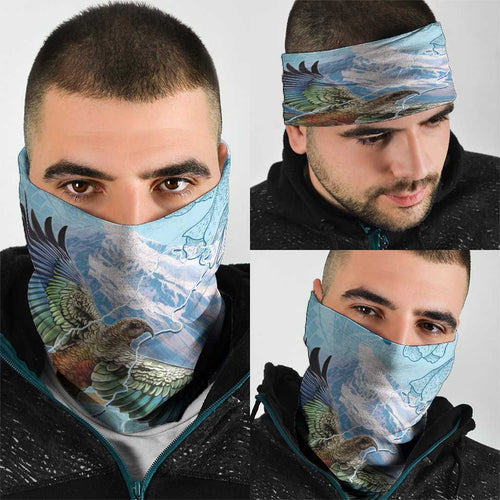 New Zealand South Island Neck Gaiter Te Waipounamu Aoraki Kea Bird - Aussie Hoodie