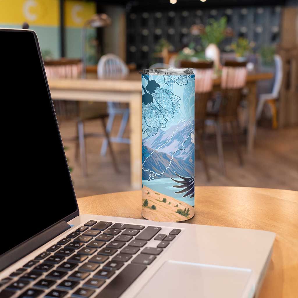 New Zealand South Island Skinny Tumbler Te Waipounamu Aoraki Kea Bird