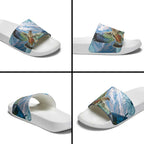 New Zealand South Island Slide Sandals Te Waipounamu Aoraki Kea Bird - Aussie Hoodie