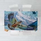 New Zealand South Island Tablecloth Te Waipounamu Aoraki Kea Bird
