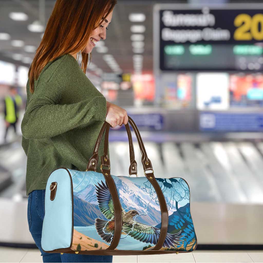 New Zealand South Island Travel Bag Te Waipounamu Aoraki Kea Bird - Aussie Hoodie