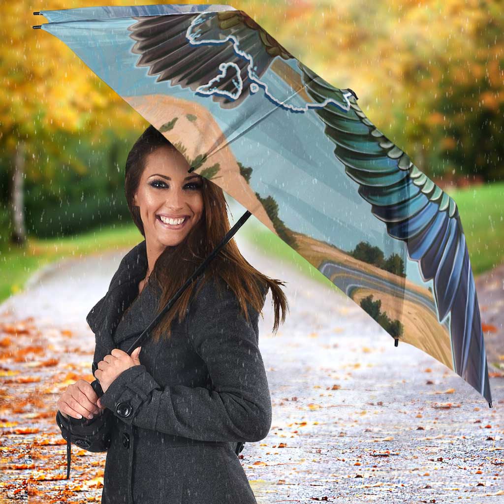 New Zealand South Island Umbrella Te Waipounamu Aoraki Kea Bird - Aussie Hoodie