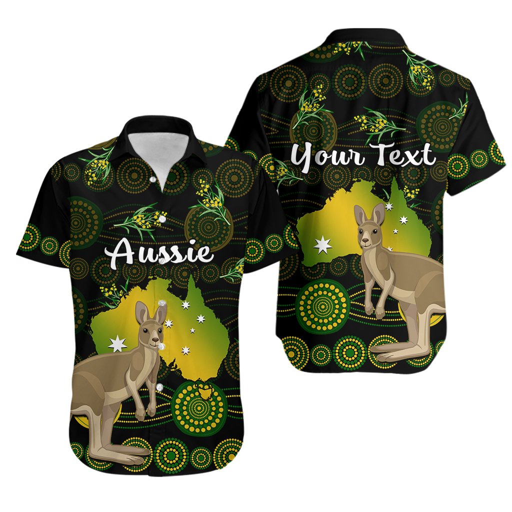 custom-personalised-australia-hawaiian-shirt-golden-wattle-mix-kangaroo-and-map