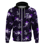 custom-text-and-number-dockers-football-hoodie-polynesian-tribal-mix-tropical-hawaiian-style
