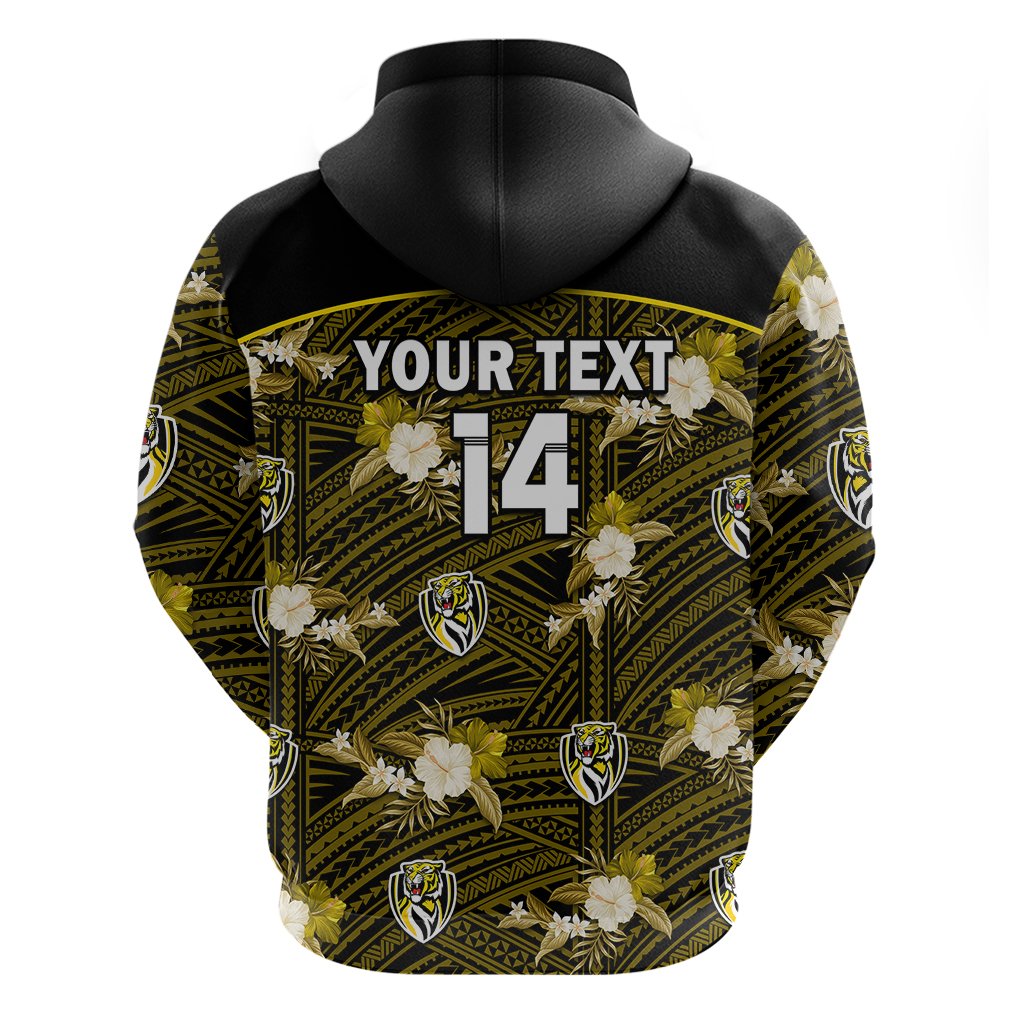 custom-text-and-number-richmond-football-hoodie-polynesian-tribal-mix-tropical-hawaiian-style