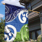 Southland New Zealand Garden Flag Maori Koru Flag Color