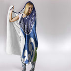 Southland New Zealand Hooded Blanket Maori Koru Flag Color