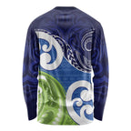 Southland New Zealand Long Sleeve Shirt Maori Koru Flag Color