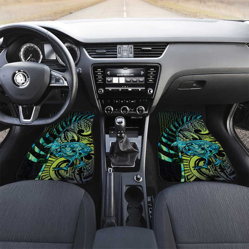 Southland Takehe Pounama Car Mats Aotearoa Poutama Paua Shell Fern