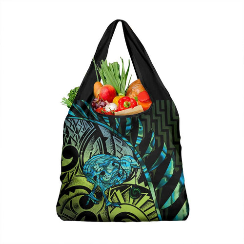 Southland Takehe Pounama Grocery Bag Aotearoa Poutama Paua Shell Fern