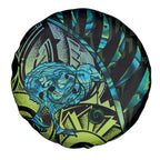 Southland Takehe Pounama Spare Tire Cover Aotearoa Poutama Paua Shell Fern
