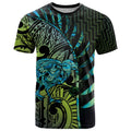 Southland Takehe Pounama T Shirt Aotearoa Poutama Paua Shell Fern
