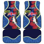 Southland Anniversary Day Car Mats Murihiku 1861 Maori Bird Mix Pohutukawa