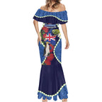 Southland Anniversary Day Mermaid Dress Murihiku 1861 Maori Bird Mix Pohutukawa