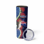 Southland Anniversary Day Skinny Tumbler Murihiku 1861 Maori Bird Mix Pohutukawa