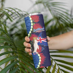 Southland Anniversary Day Skinny Tumbler Murihiku 1861 Maori Bird Mix Pohutukawa